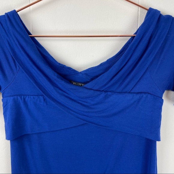 A Pea in the Pod Maternity Short Sleeve Crossover Top - Picture 3 of 7